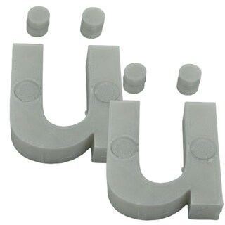 Foto 2 | Letras Decorativas para Pared 3D Art MXAFY-148 2 Piezas Gris