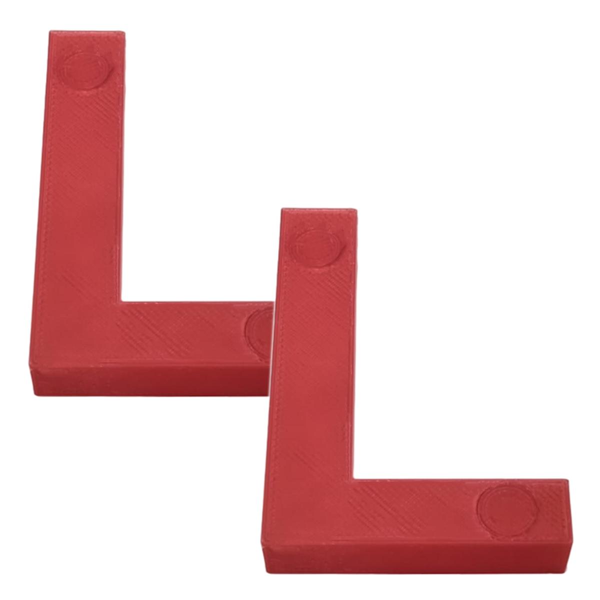 Foto 2 pulgar | Letras Decorativas para Pared 3D Art MXAFD-082 2 Piezas Rojo