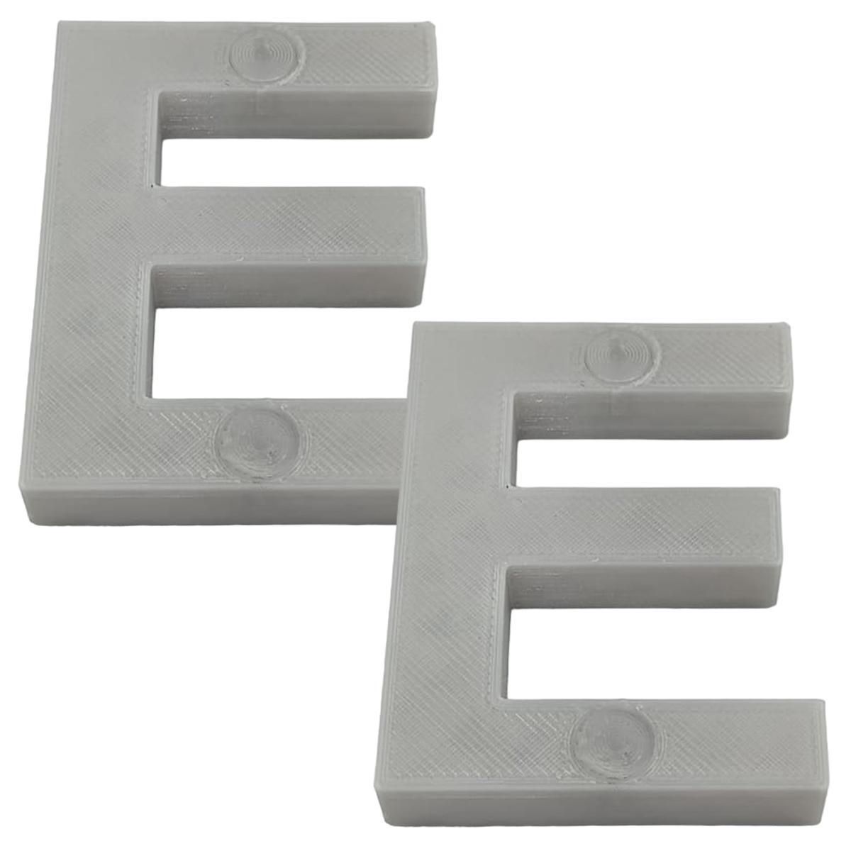 Foto 2 pulgar | Letras Decorativas para Pared 3D Art MXAFY-030 2 Piezas Gris