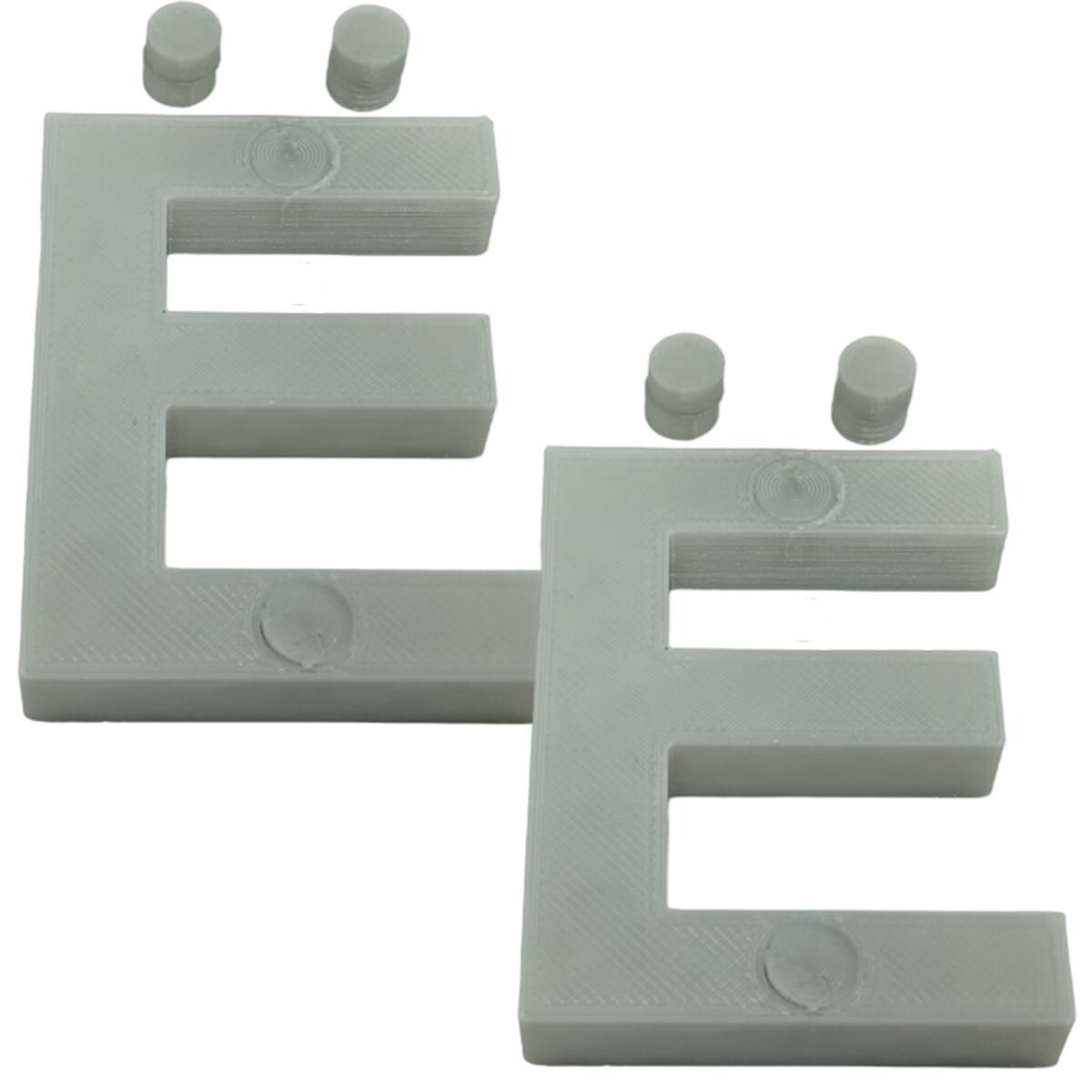 Letras Decorativas para Pared 3D Art MXAFY-036 2 Piezas Gris $302