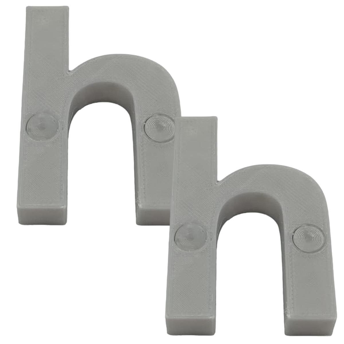 Foto 2 pulgar | Letras Decorativas para Pared 3D Art MXAFY-056 2 Piezas Gris