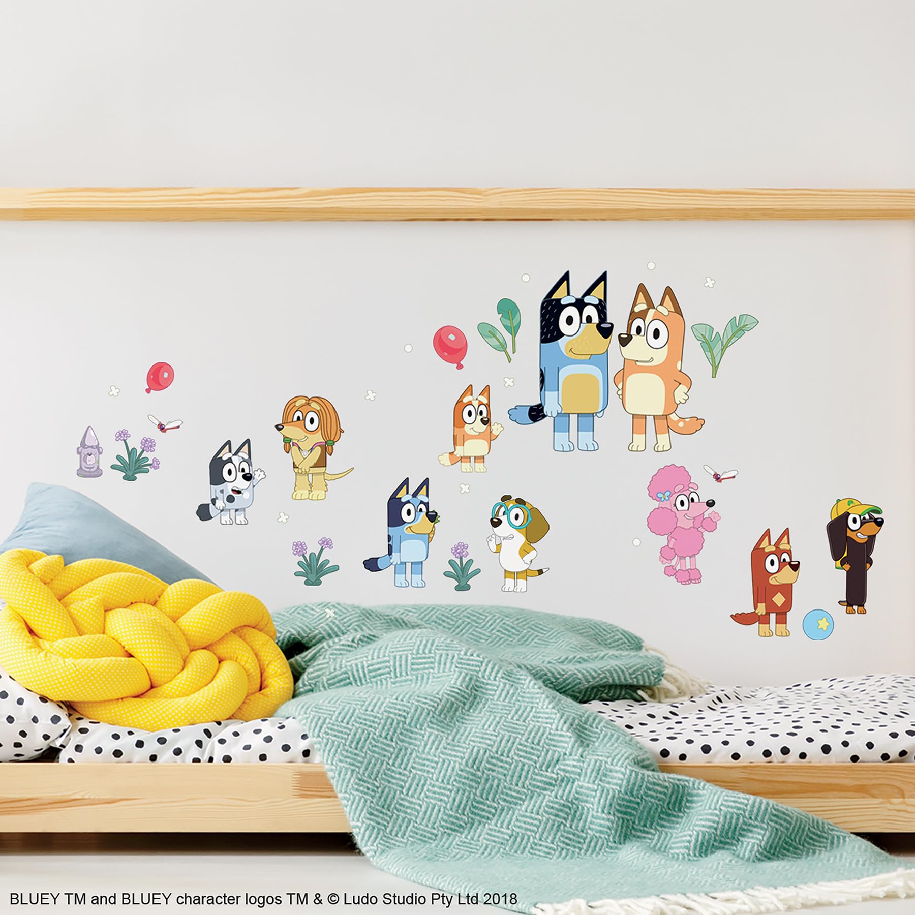 Foto 3 pulgar | Adhesivos De Pared Roommates Bluey Family And Friends Rmk5457scs - Venta Internacional.