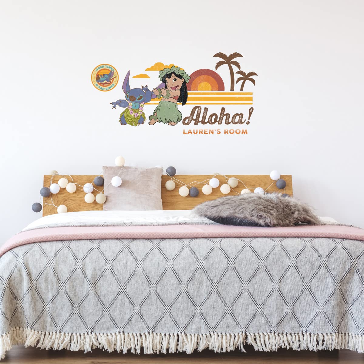Foto 4 pulgar | Adhesivos de Pared Disney Lilo y Stitch Giant con Alfabeto - Venta Internacional