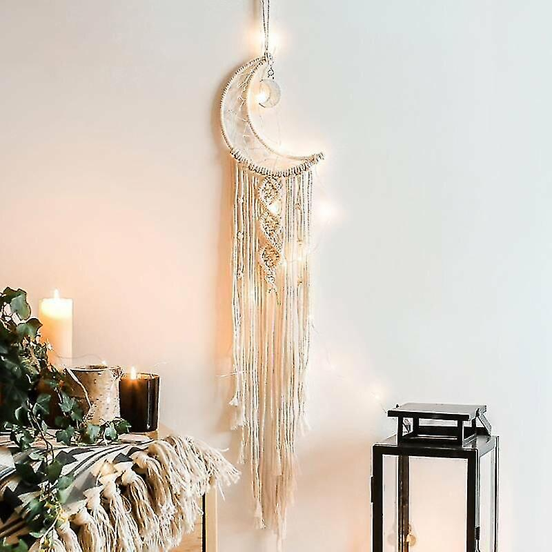 Foto 6 pulgar | Tapiz Para Colgar En La Pared Con Diseño De Atrapasueños, Bohemio, Macramé, Hecho A Mano - Venta Internacional.