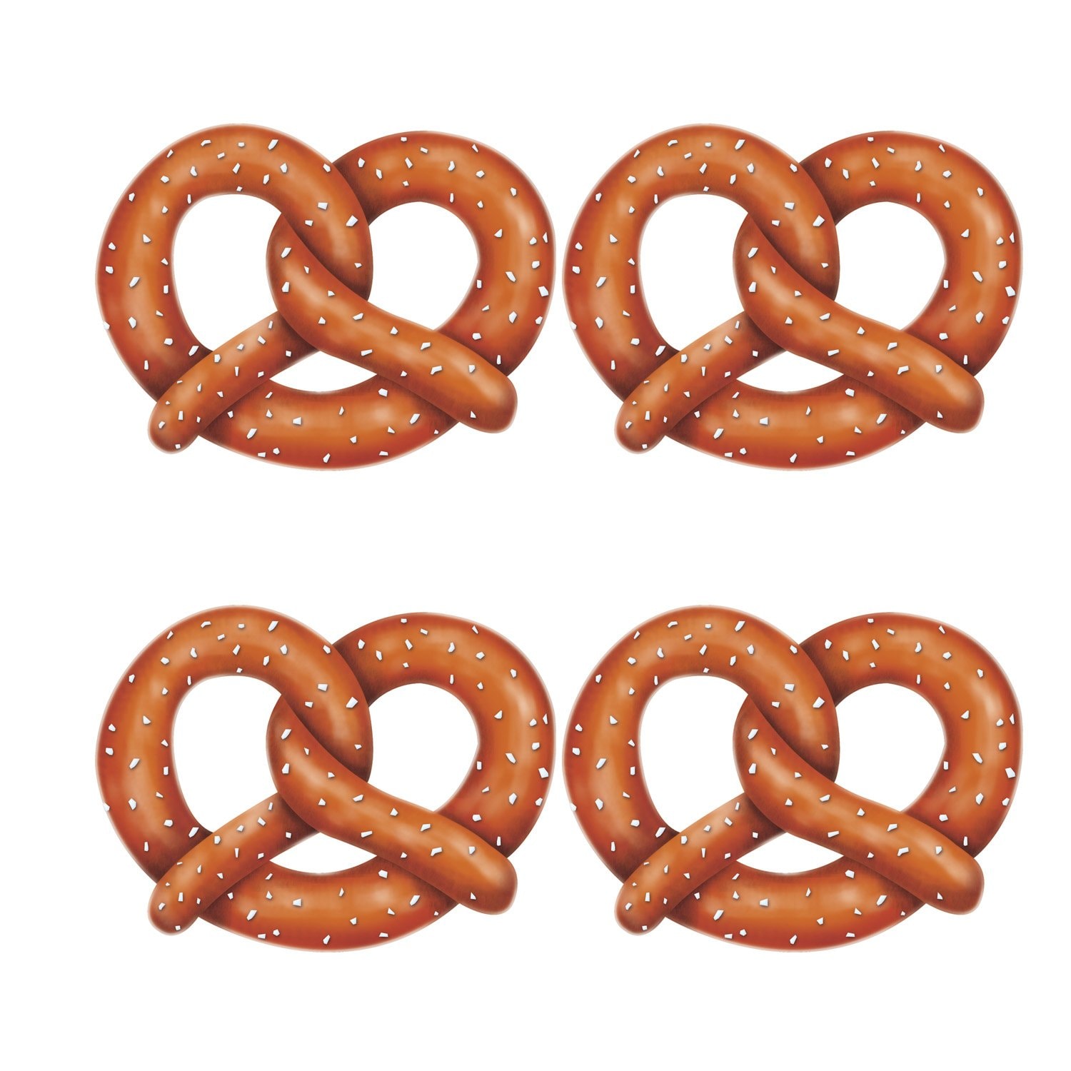 Suministros Para Fiestas Del Oktoberfest Cutout Pretzel Beistle (paquete De 4) - Venta Internacional. $359