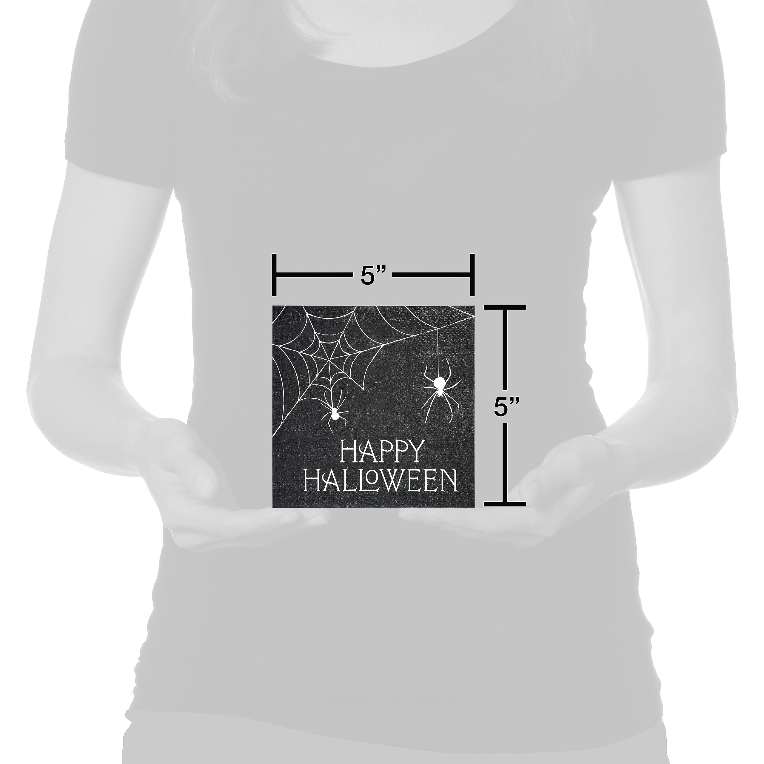 Foto 4 pulgar | Servilletas American Greetings Spiderweb Halloween X50 - Venta Internacional.