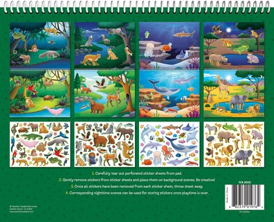 Foto 2 | Adhesivos Reutilizables, Recursos Creados Por Maestros, Hábitats De Animales - Venta Internacional.