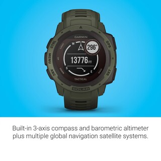 Foto 5 | Reloj Inteligente Garmin Instinct Rugged Outdoor Con Carga Solar - Venta Internacional.