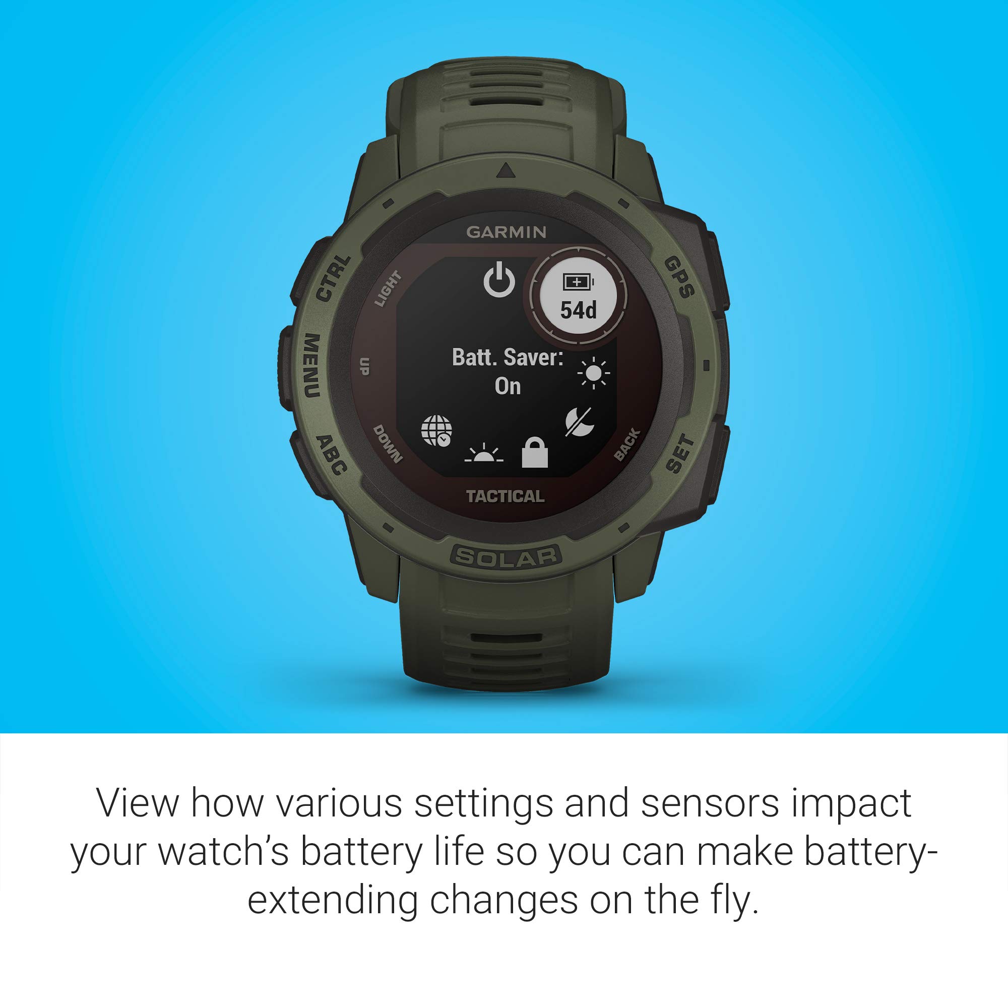 Foto 6 | Reloj Inteligente Garmin Instinct Rugged Outdoor Con Carga Solar - Venta Internacional.