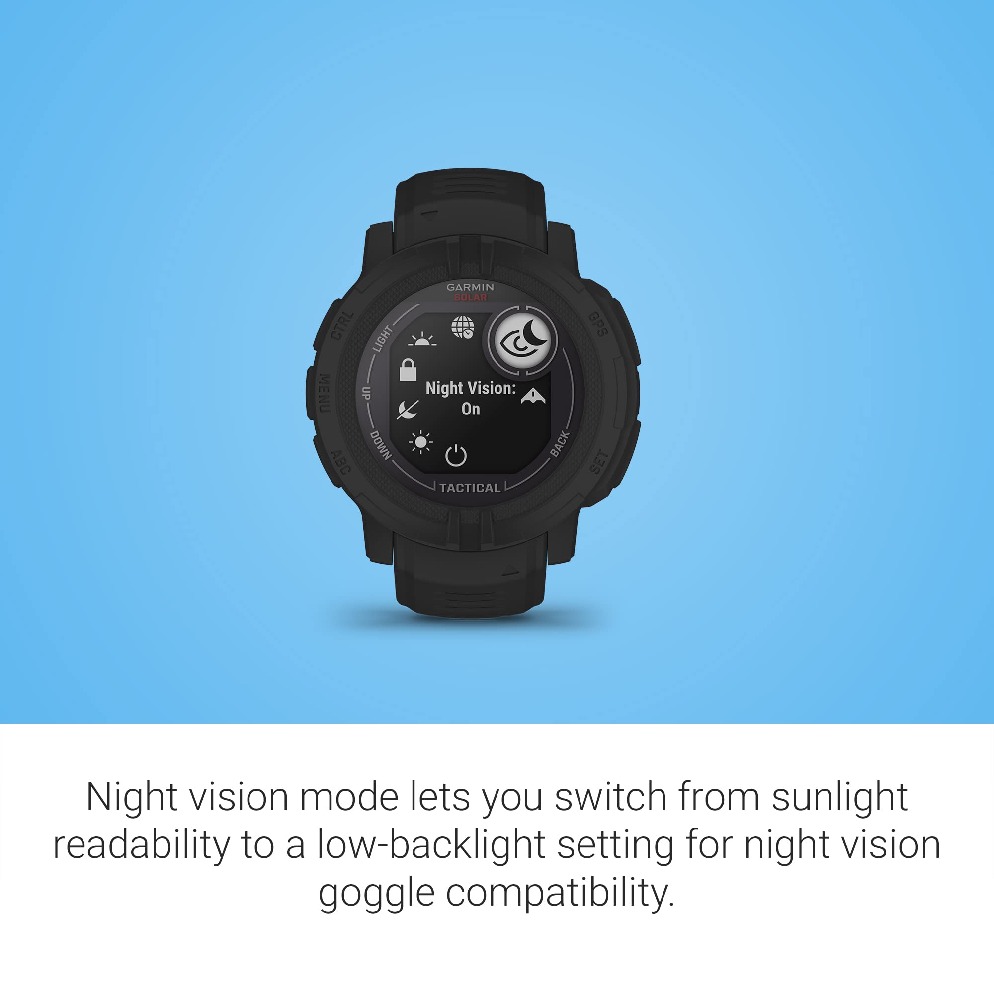 Foto 5 pulgar | Reloj Gps Para Exteriores Garmin Instinct 2 Solar Tactical Negro - Venta Internacional.