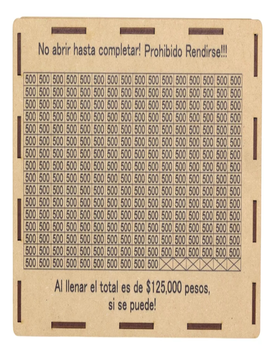 Foto 3 pulgar | Alcancía Caja De Ahorro + Termo De Agua De Regalo Güish
