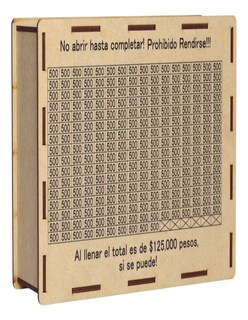 Foto 3 | Alcancía Caja De Ahorro + Termo De Agua De Regalo Güish