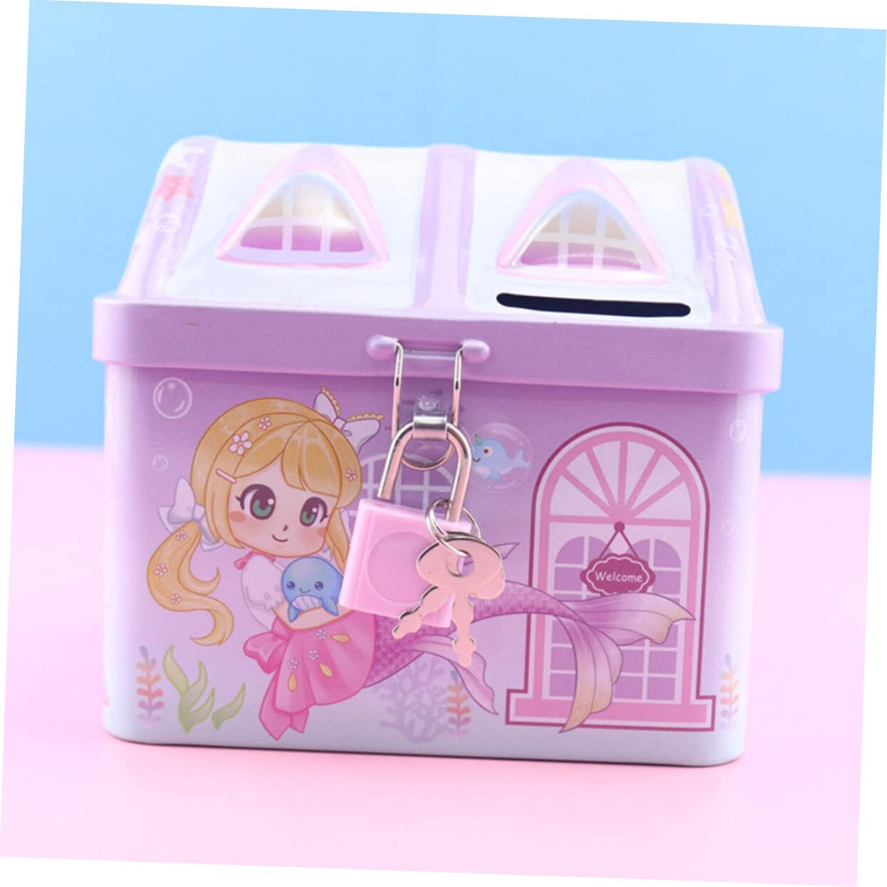 Foto 6 | Piggy Bank Toyandona Unicorn, 3 Unidades, Novedosa, Monedero Morado - Venta Internacional.