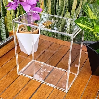 Foto 3 | Caja Buzón Alcancías Dinero P/sobres Boda Con Cerradura Eo Safe Imports Esi-20488 Transparente