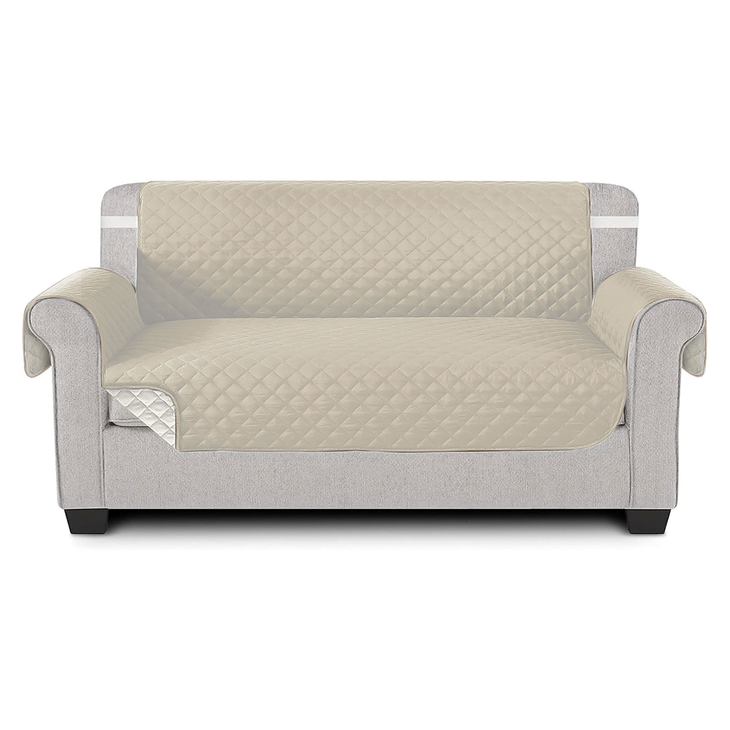 Cubre  Sillón Mubson de 3 Asiento color Beige