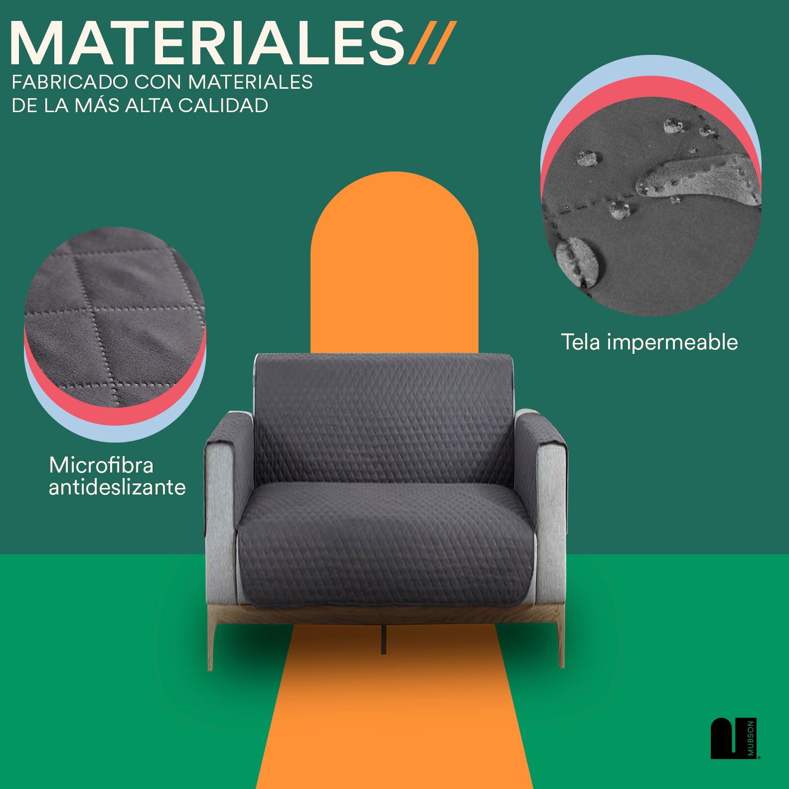 Foto 4 pulgar | Cubre Sillón Mubson de 1 Asiento