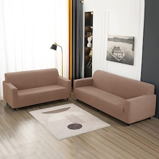 Foto 4 | Cubre Salas 3 Piezas Impermeable Aquila color Beige Todo Tipo De Salas