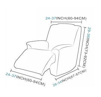 Foto 2 | Funda para Sillón Reclinable Belug color Gris