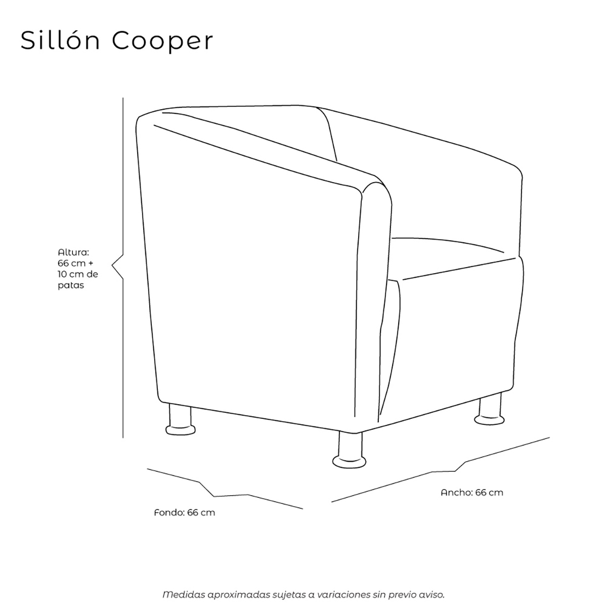 Foto 7 | Sillón Dicasa Cooper Chocolate