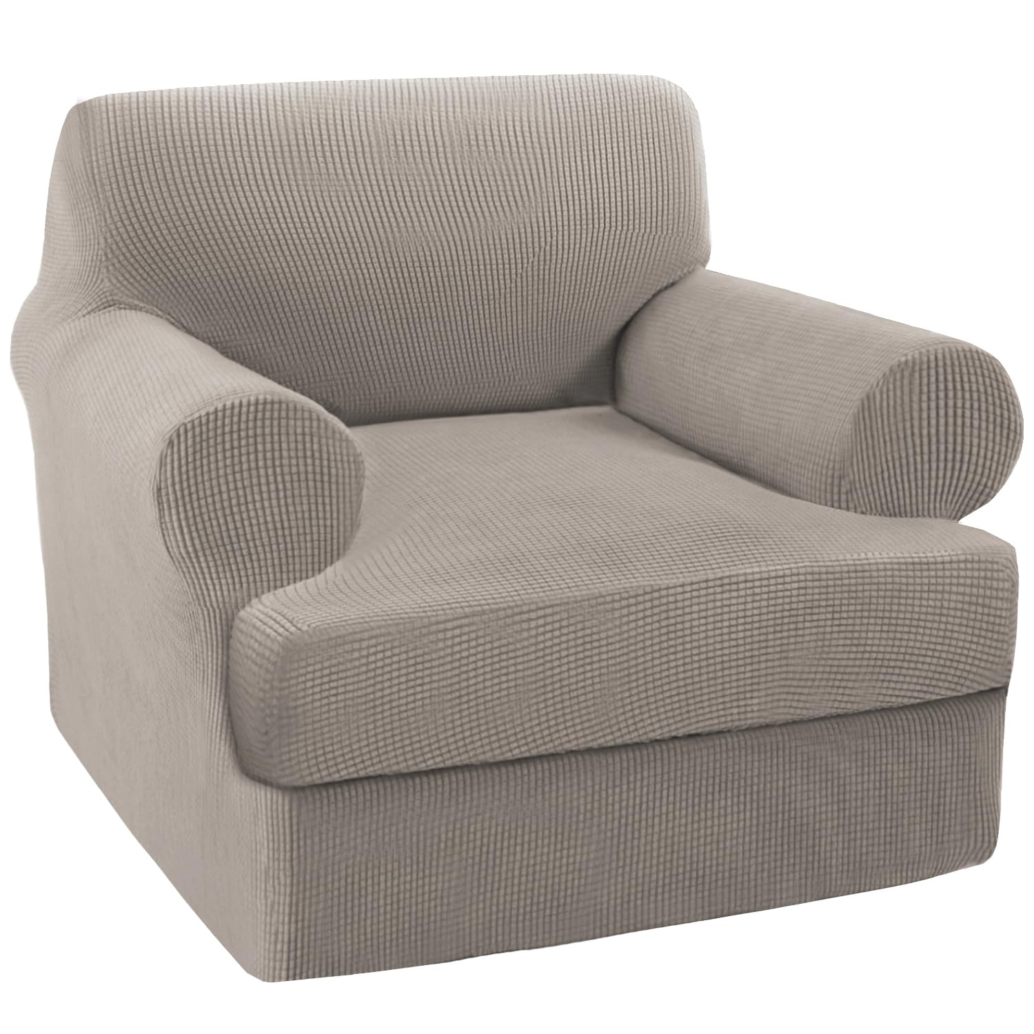 Foto 2 pulgar | Funda De Silla En Forma De T Turquesa Para Sala De Estar, Color Marrón - Venta Internacional.