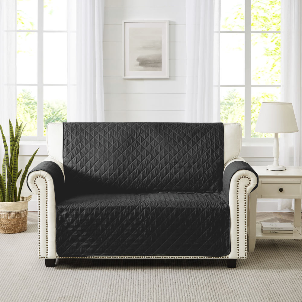 Foto 4 pulgar | Set De Protector De Sillón Impermeable1 Plaza, 2 Y 3 Plazas Negro Doble Vista Pesaro