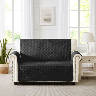 Foto 1 | Protector De Sillón Impermeable 2 Plazas Negro Doble Vistapesaro