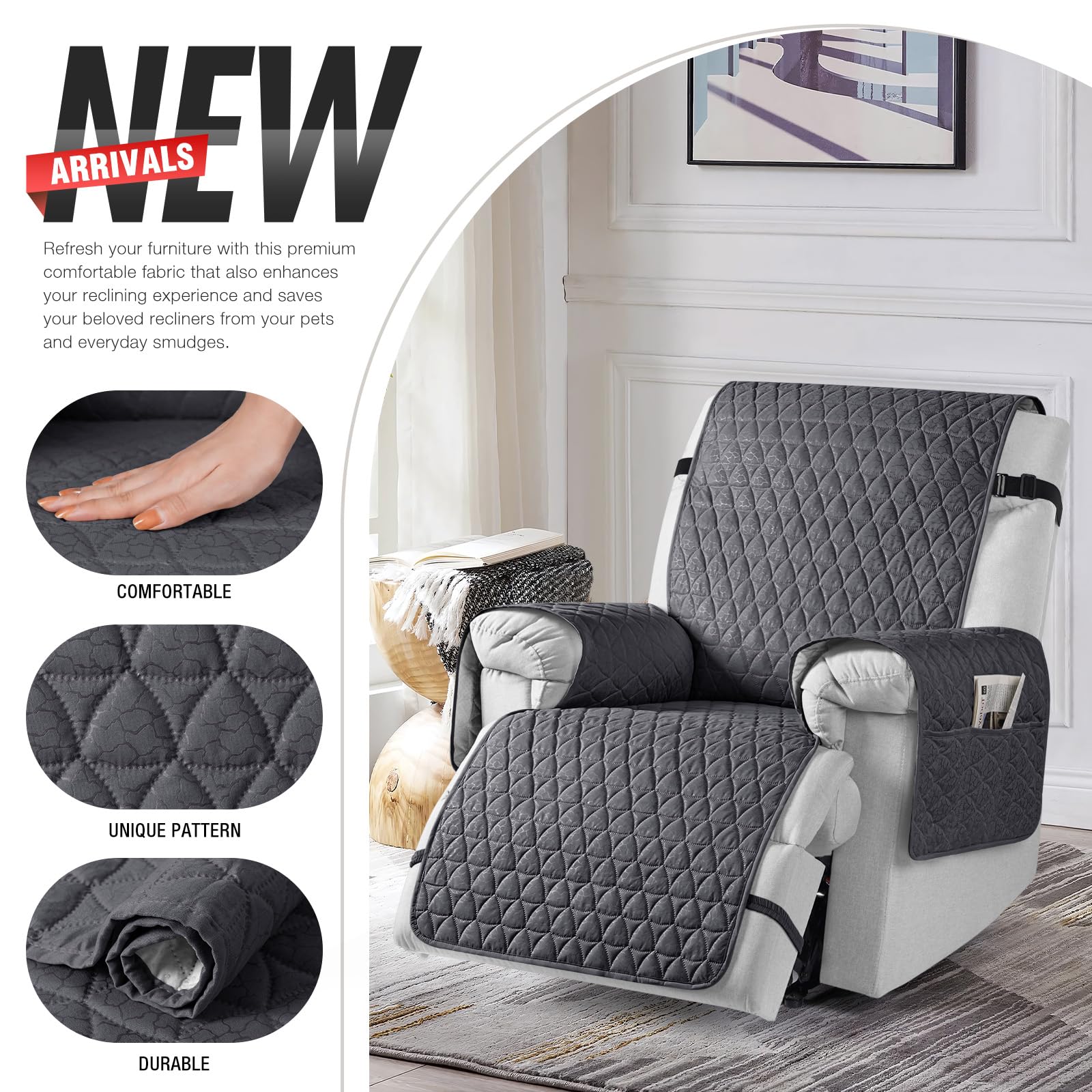Foto 6 | Funda Reclinable Taococo 100% Impermeable Con Gránulos Antideslizantes - Venta Internacional.