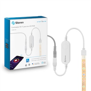 Foto 2 | Controlador WiFi para Tira Led Rgb Steren Shome-128 color Blanco