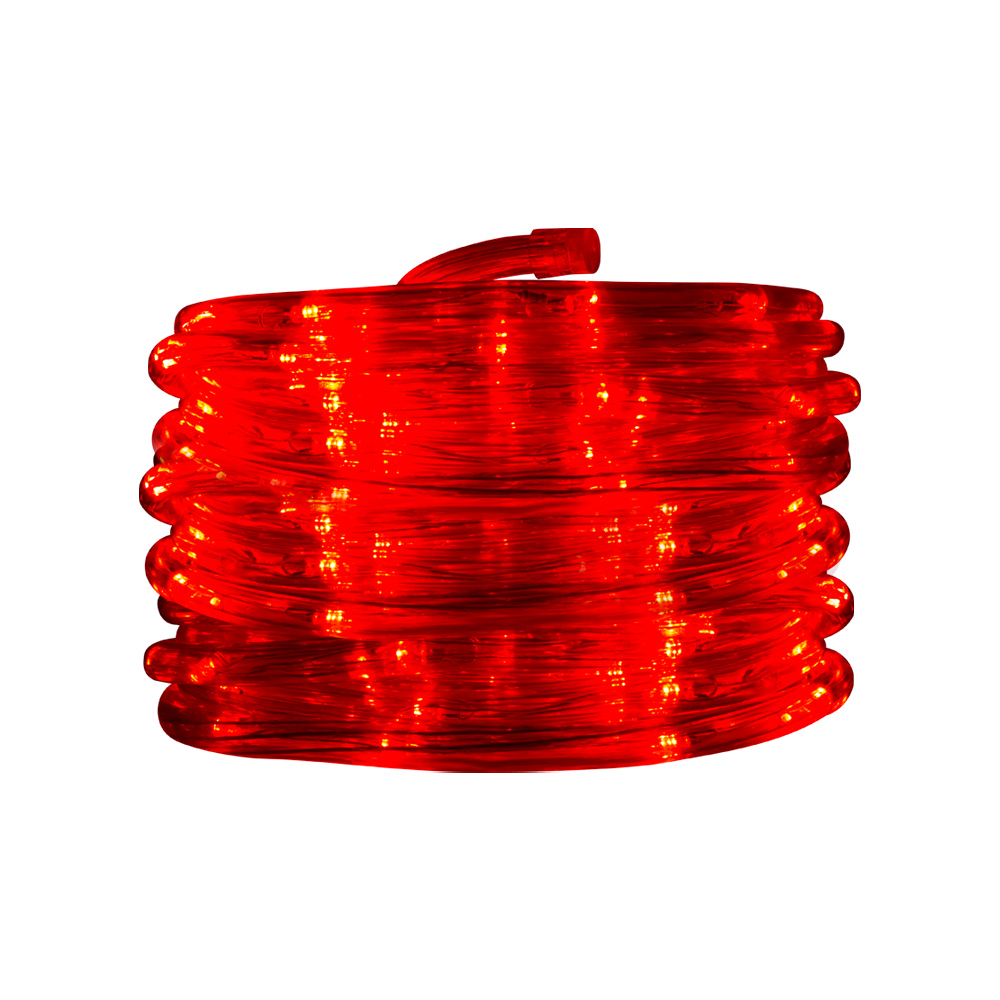 Manguera Decorativa Genérico L562287 Luz Led Rojo Uso Exterior/interior Cable Recubierto Gel 10 m