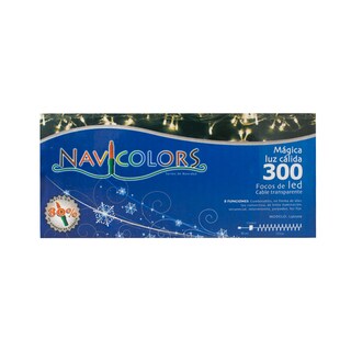 Foto 5 | Serie Decorativa Paquete 3 PZAS Luz LED Cálida 300 Focos 8 Funciones Cable Transparente 13 M