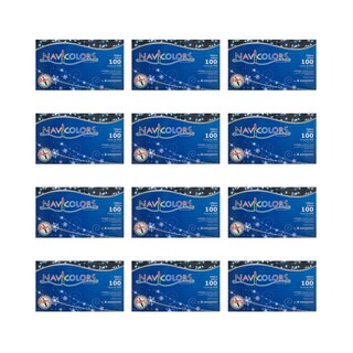 Foto 1 | Serie Decorativa Paquete 12 Pz Luz Led Blanca 100 Focos 8 Funciones Cable color Verde 7 m