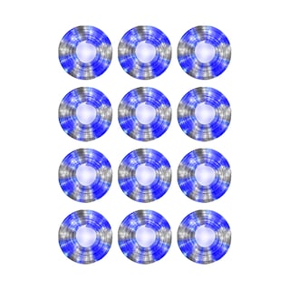 Foto 1 | Manguera Decorativa Paquete 12 Pz Luz Led color Blanco/Azul Uso Exterior/Interior Cable Transparente 10 m
