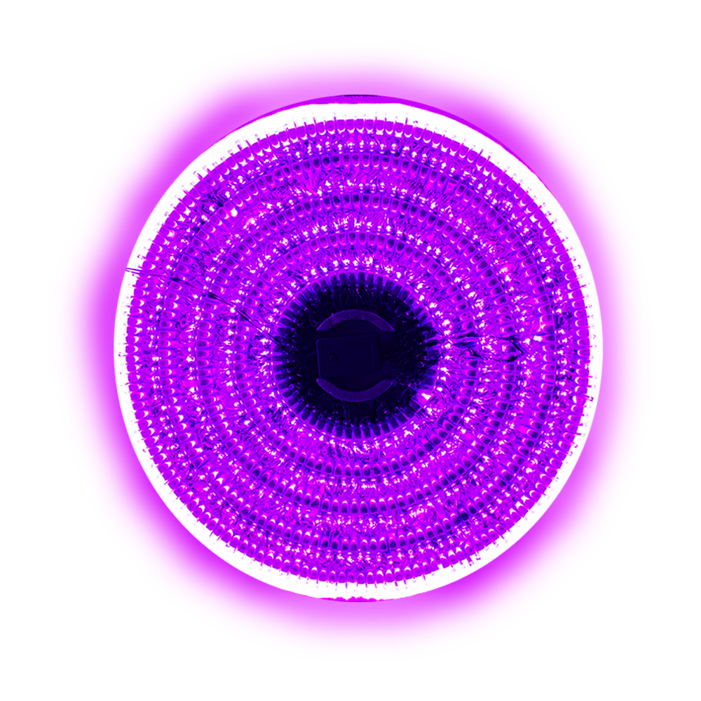 Foto 2 | Serie Decorativa Paquete 12 Pz Luz Led Morada 500 Focos 8 Funciones Cable color Morado 22 m