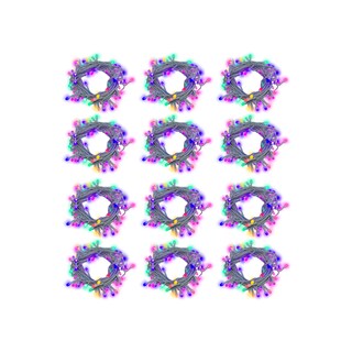 Foto 1 | Cascada Decorativa Importadora La Merced Paquete 12 Piezas Luz Led Multicolor 300 Focos 8 Funciones Cable 6 m