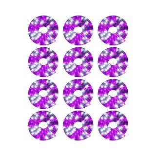 Foto 1 | Manguera Decorativa Importadora La Merced Paquete 12 Piezas Luz Led Blanco/Morado Cable Recubierto Gel 10 m