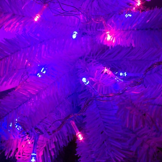 Foto 3 | Serie Decorativa Importadora La Merced Luz Led Azul/Rosa 140 Focos 8 Funciones Cable Transparente 6.3 m