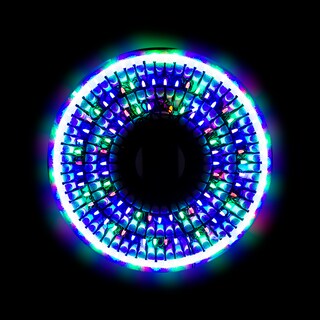Foto 2 | Serie Decorativa Importadora La Merced Luz Led Multicolor 140 Focos Picos 8 Funciones Cable Verde 6.8 m