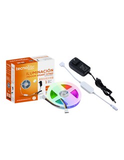 Foto 3 | Tira Led Inteligente Tecnolite Connect 15TIRLEDRGBWDCITCW Wifi para Interior Multicolor 15 W Luz RGB + CCT