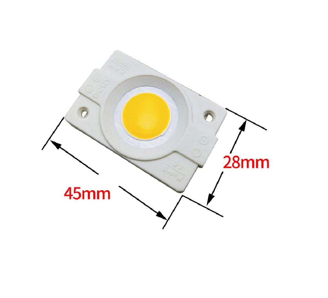 Foto 4 pulgar | Kit Módulos De 9 Led Cob Plasma Redondos Alta Intensidad 2.4w Amarillo Estetoscopio Eo Safe Imports Esi-410 Amarillo