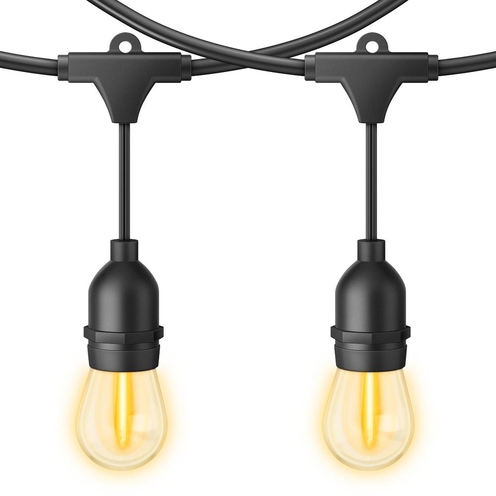 Foto 1 | Serie Steren 300 color Negro LED Vintage de 12 Focos para Exterior