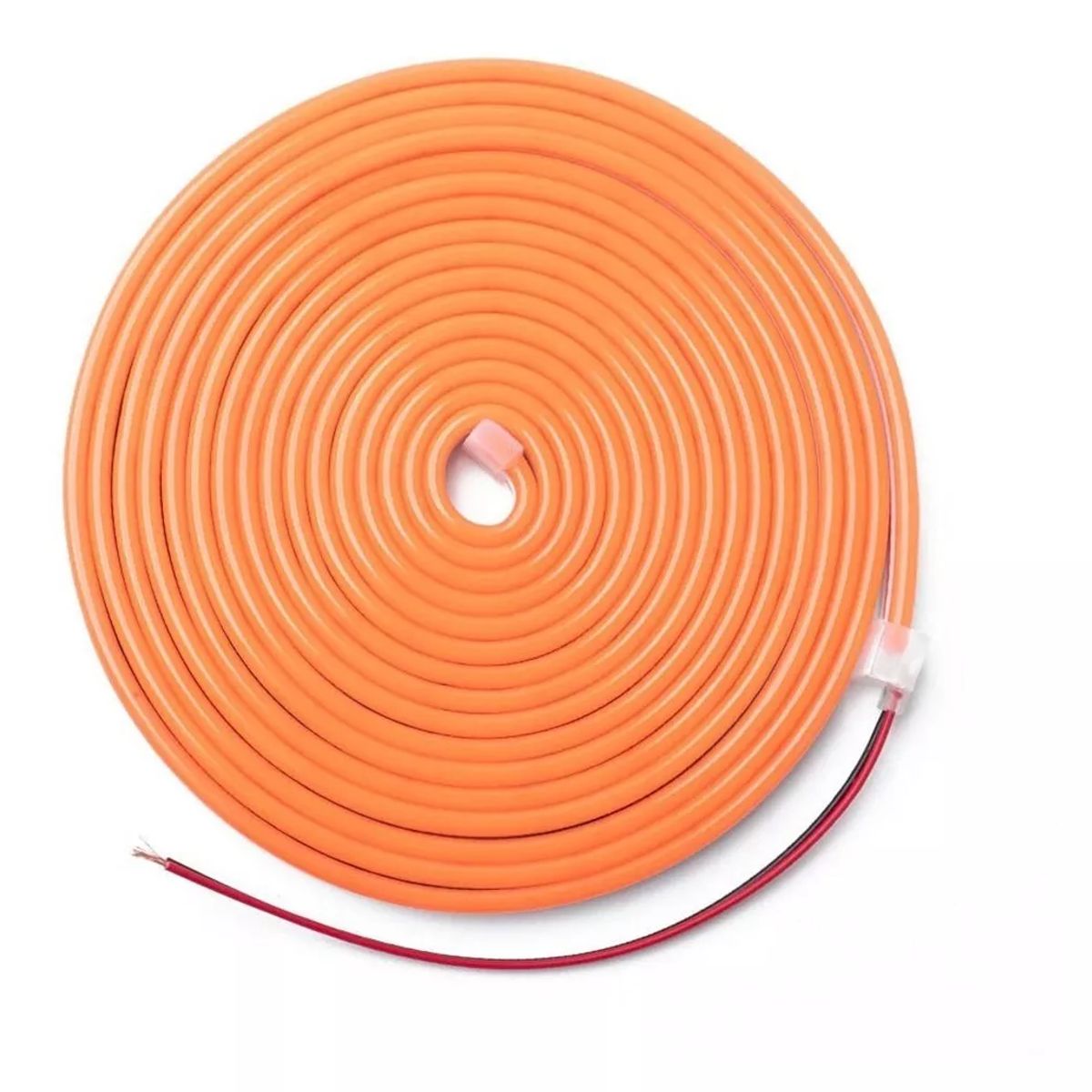 Tira Flexible Led Genérica 2580RGBNARANJA color Naranja 5 m con Eliminador de Corriente