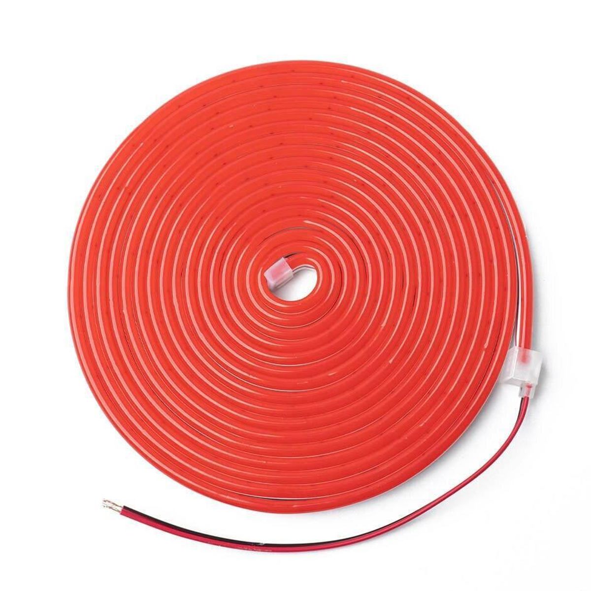 Tira Flexible Neón color Rojo LED 5 M Incluye Eliminador de Corriente