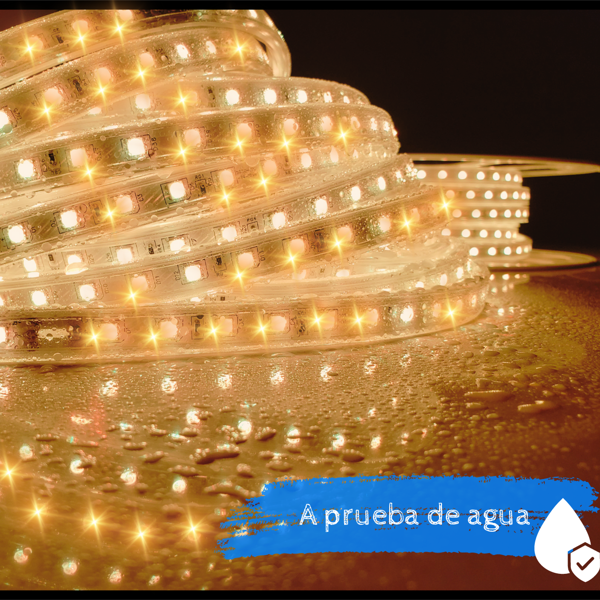 Foto 6 pulgar | Manguera Led 25 Metros 60 Leds Por Metro 2835 Blanco Calido Ip65 110v-130v Cortable Cada Metro Y Flexible Dosyu