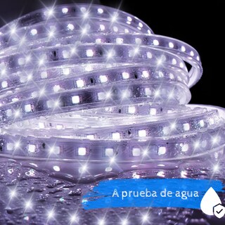 Foto 5 | Tira Led Manguera 25 Metros 60 Leds Por Metro 2835 Blanco Frio Ip65 110v-130v Cortable Cada Metro Y Flexible Dosyu