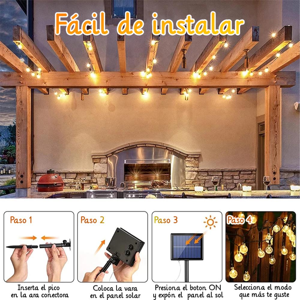 Foto 4 pulgar | Serie de Luces Led Elly Decor CS01YL-SLREFA color Amarillo 7 m