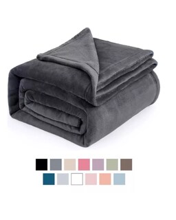 Foto 1 | Cobija Super Suave, Cobertor Frazada Matrimonial, Premium Color Gris B