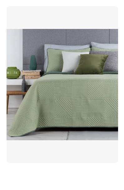 Foto 1 | Edredón Xtellar Ligero Doble Vista+ 2 Fundas De Almohada, Juego De Colcha King Size, Color Verde - Verde Oscuro
