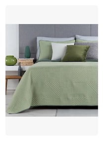 Foto 1 | Edredón Xtellar Ligero Doble Vista+ 2 Fundas De Almohada, Juego De Colcha King Size, Color Verde - Verde Oscuro