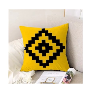 Foto 2 | Fundas para Almohadas Belug color Amarillo 45 x 45 cm 4 Piezas