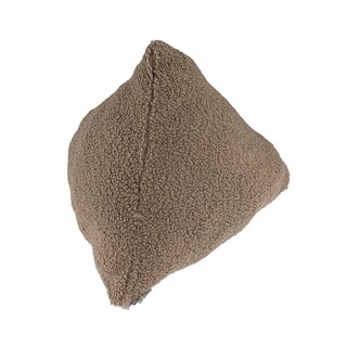 Foto 1 | Cojín Suave De Piramide Café 37 Cm